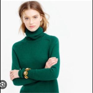 100% cashmere J Crew turtleneck sweater